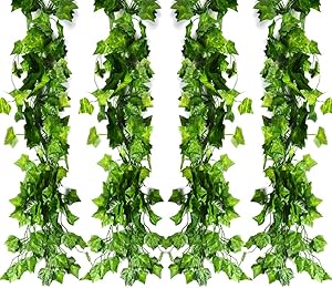 ATPWONZ 24 Pack (83 inch Each) Fake Ivy Artificial Ivy Leaves Greenery Garlands Hanging for Wedding Party Garden Wall Decoration