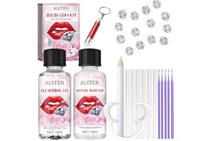 TOPICY Tooth Gem Kit, Tooth Gems Kit for Teeth, DIY Teeth Gems, Fashionable Tooth Gems Decoration for Shining Smile