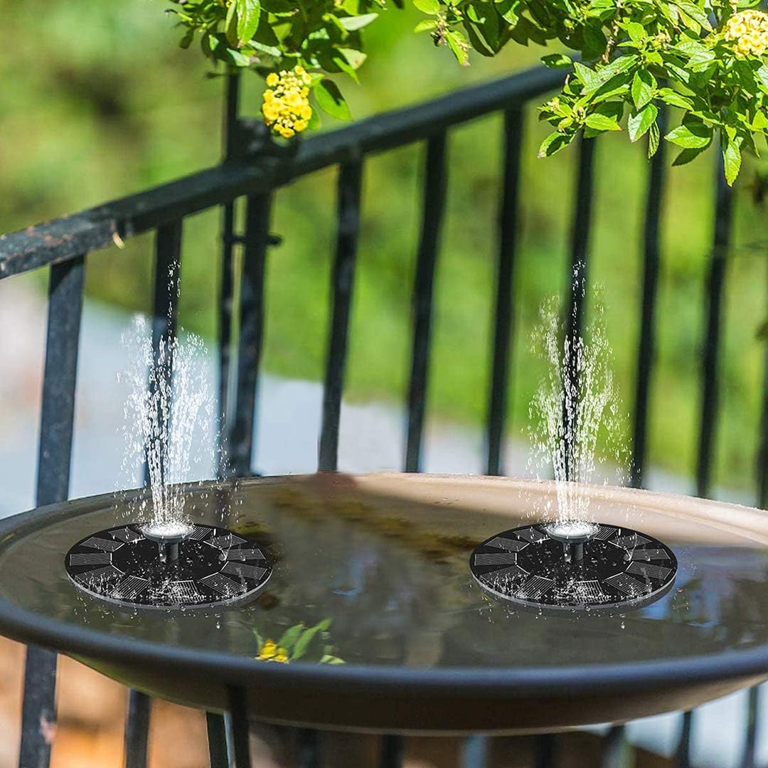 Pond And Pool Patio Dudu Solar Fountain Solar Powered Fountain Pump For Bird Bath With 1 4w Free Standing Floating Birdbath Water Pumps For Garden Black Pumps Circulation Pumps