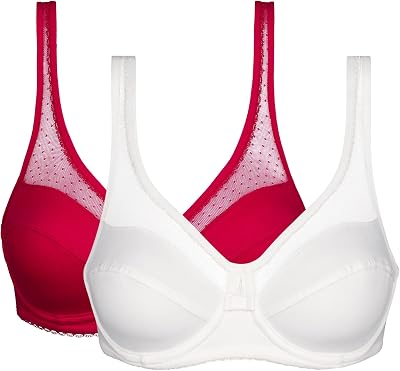 Reggiseno con Ferretto in Cotone Organico Generous x2 Donna