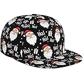 ENBBHZU Christmas Baseball Cap Snapback Hat Adjustable Flat-Brimmed Hat Hip Hop Hat for Men Women