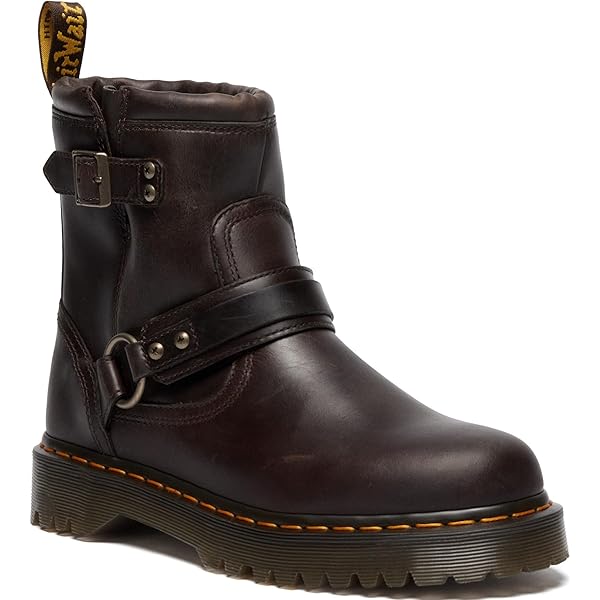 Amazon.com | Dr. Martens Womens Anistone Hi Flower Dark Brown UK 8