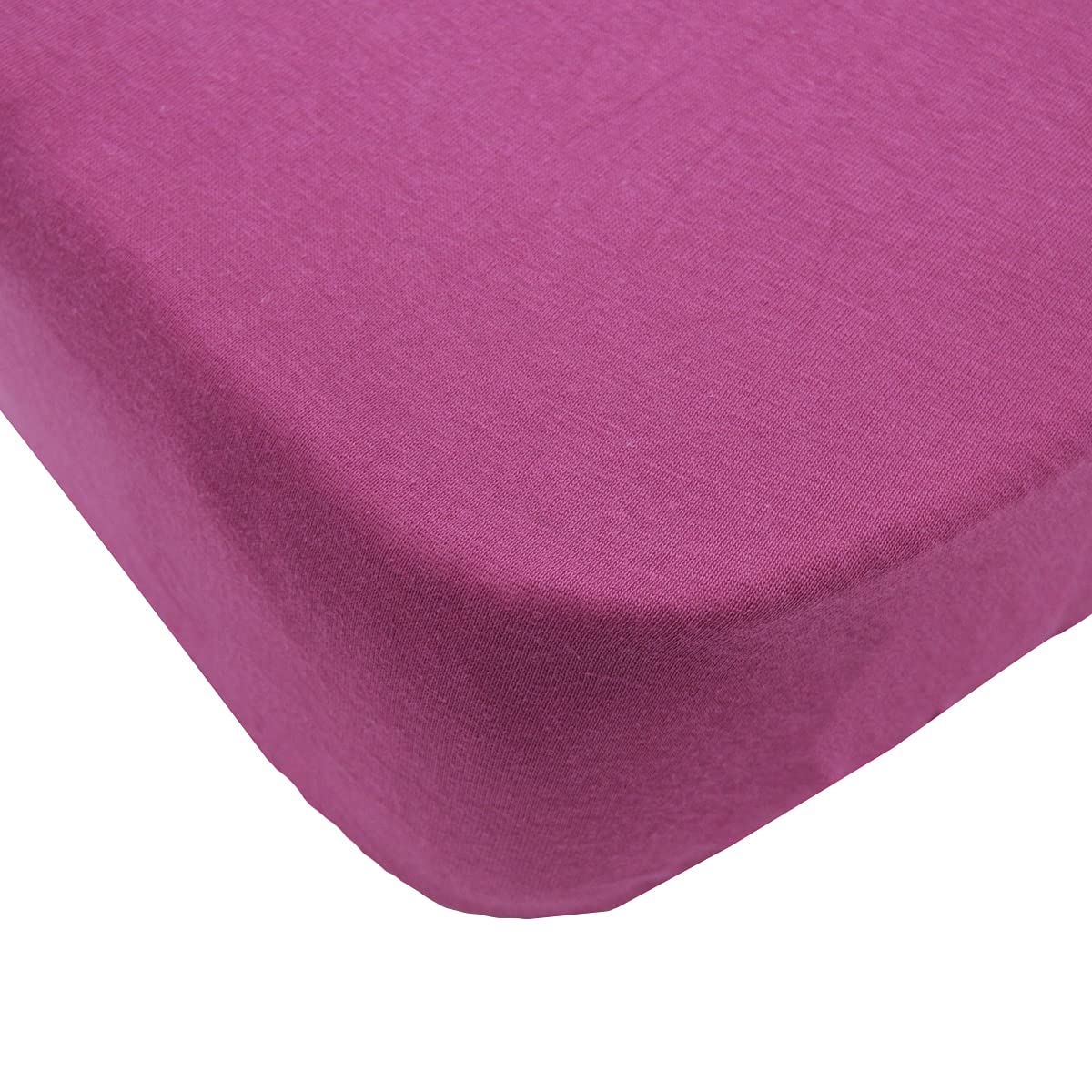 BabyCalin BBC413710 Spannbettuch, 60cm x 120cm, Violine, rosa, 1 Stück