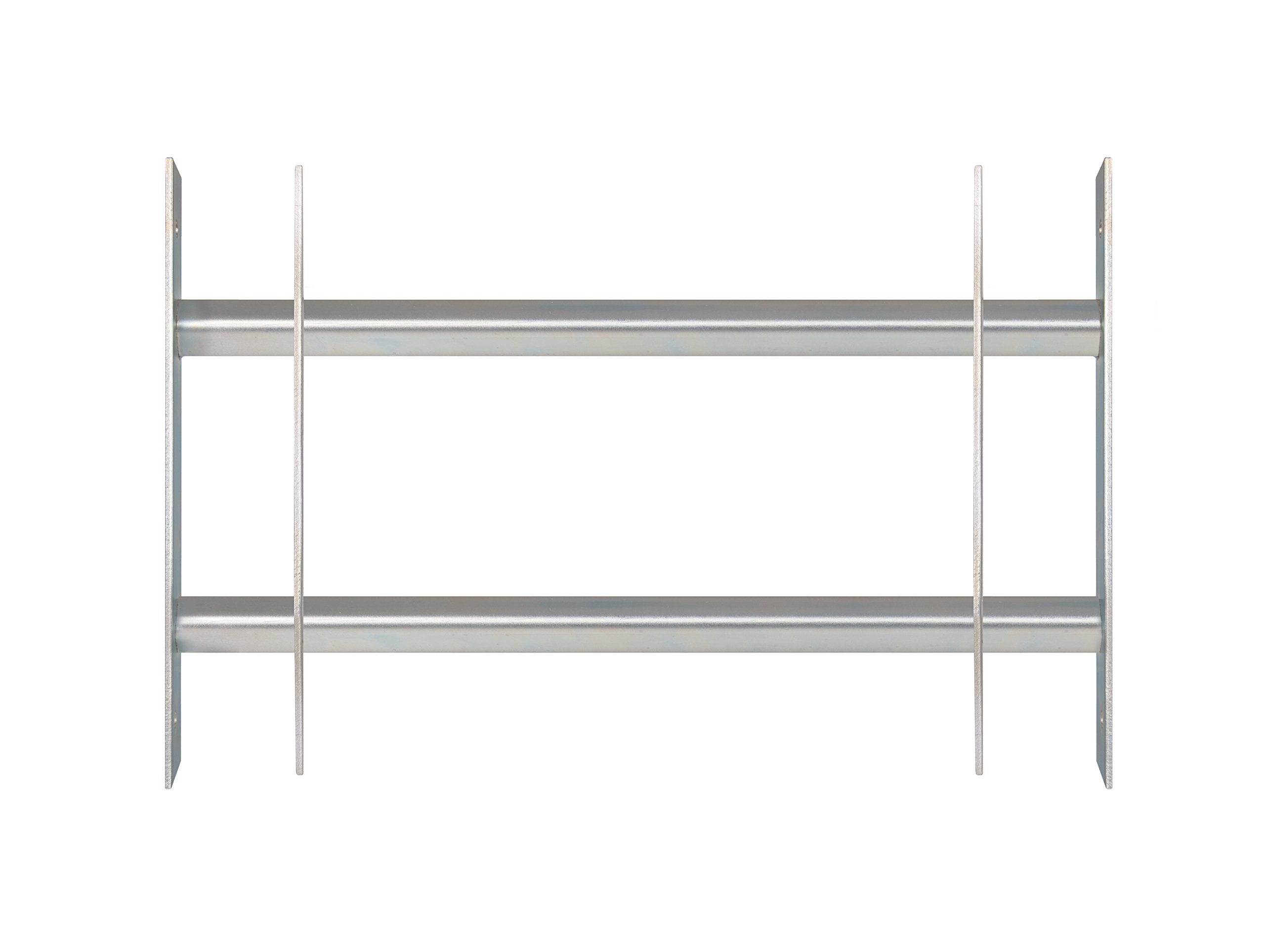 GAH-Alberts Secorino Basic 563677 Window Grille Extendible for Exterior Windows Burglary Protection Grille Galvanised Blue 300 x 500-650 mm