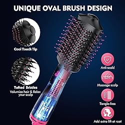 Blow Hair Dryer Brush One-Step Hot Air Brush and