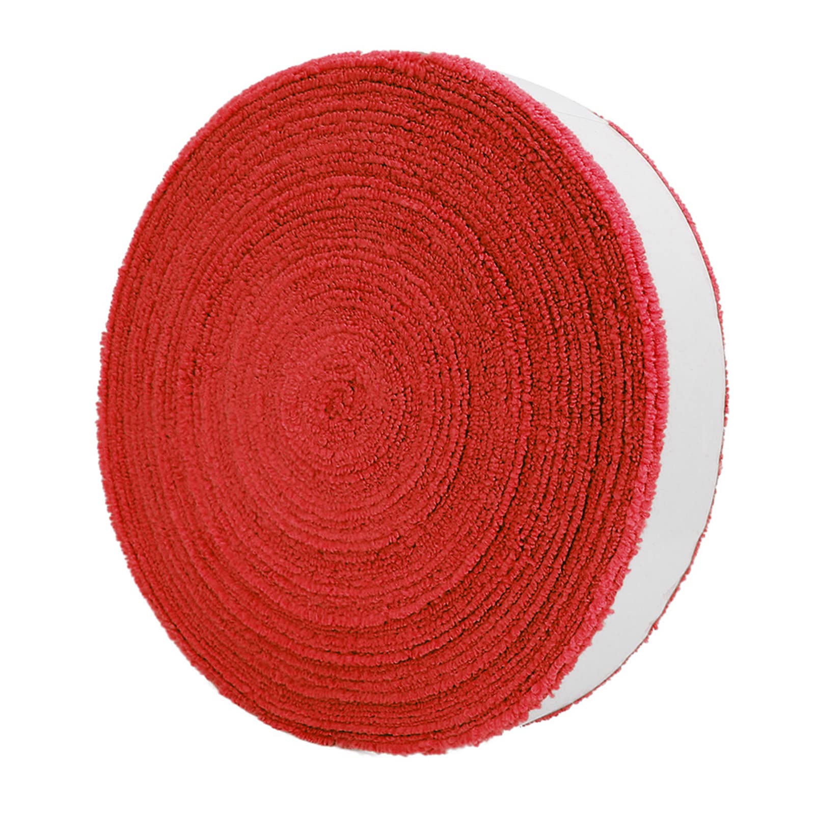 WALLFIRE 10M Badminton Tennis Racket Anti-skid Cotton Towel Grip Big Reel Towel Grip Roll Overgrip Sweatband Tape Absorbed Wraps (Color : Red)