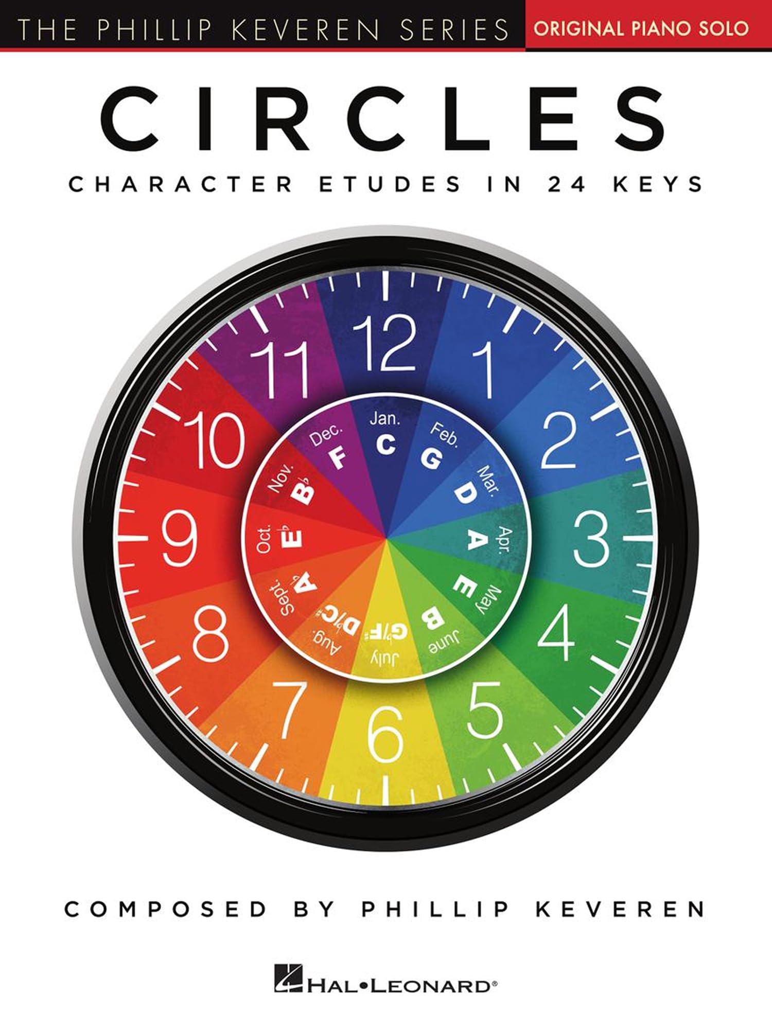 Circles - Character Etudes in 24 Keys – Phillip Keveren | Piano Solo Songbook | Classical and Educational Piano Etudes for Intermediate Players | Hal Leonard Sheet Music (The Phillip Kevern Series)