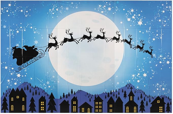 Amazon Com Thaisan7 9ftx 6ftphoto Mural Prop Christmas Party
