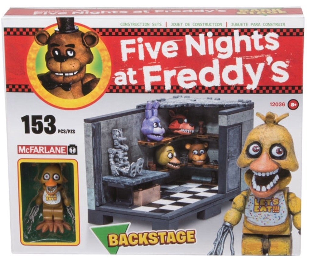 FIVE NIGHTS AT FREDDY'S Cinque notti al Construction Set Backstage di Freddy Amazon.it