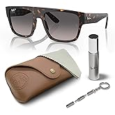 Ray-Ban RB0360S DRIFTER Square Shaped Sunglasses for Men & Women with Official RAYBAN Eyewear Kit