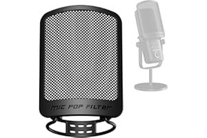 Pop Filter,AOKEO Pop Filter for Microphone for Vocal Recording,Youtube Videos,Streaming,Compatible with Most Microphones