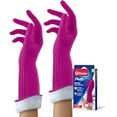 Playtex Living Drip-Catch Cuff Gloves, (Medium, 2 Pairs) Premium Protection Reusable Household Gloves
