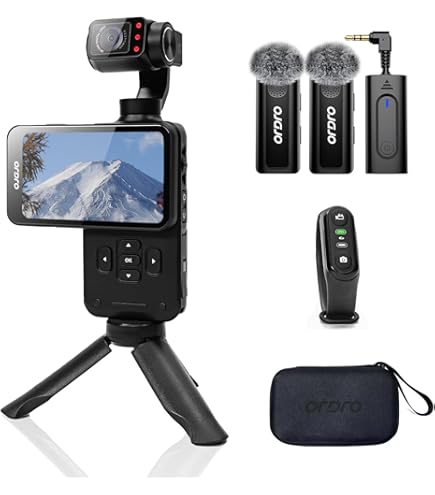 Amazon.com : ORDRO M5 Pocket Camera 3 Axis Gimbal Stablization