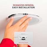 Pyle 6.5” Ceiling Wall Mount Speakers 200W Peak 70Hz-20kHz 2-Way view 6