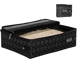 PETSFIT Portable Litter Box - Leak-Proof, Travel