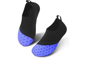 JIASUQI Kids Boys and Girls Summer Athletic Water Shoes Aqua Socks for Beach Swimming Pool