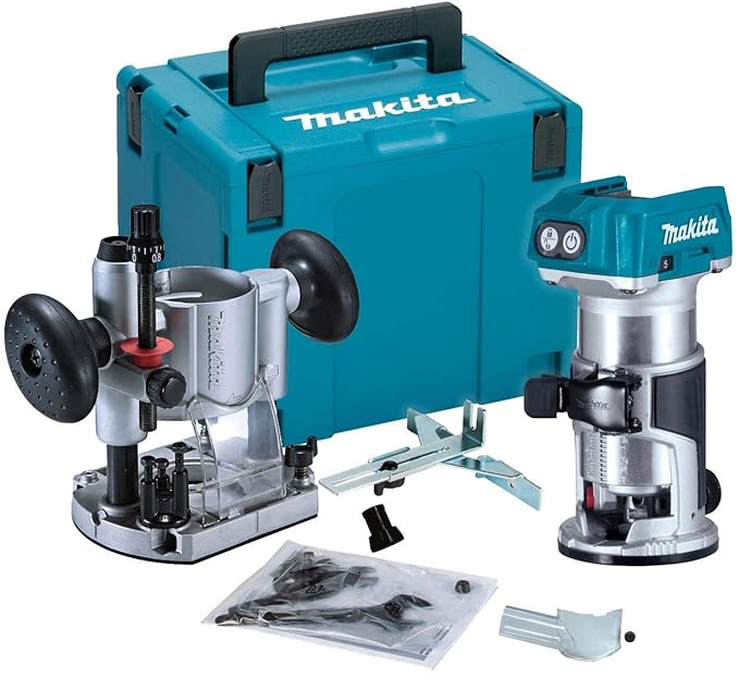 Makita DRT50Z 18V Cordless Brushless Laminate Router Trimmer + Plunge