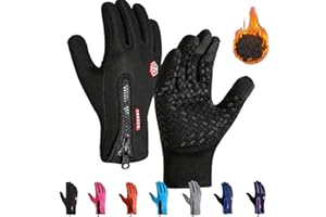 Zureto Cozy Season Gloves for Women Men, Thermal Winter Gloves Touchscreen Waterproof for Cold Weather Work Cycling Running Driving
