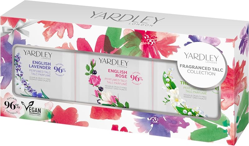 Yardley London Talc Trio 3x50g Gift Set - Lavender Rose Lily Valley