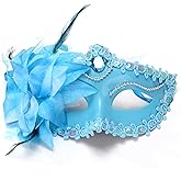 Ralleyfun Masquerade Mask for Women Venetian Halloween Carnival Masks for Party Prom Ball