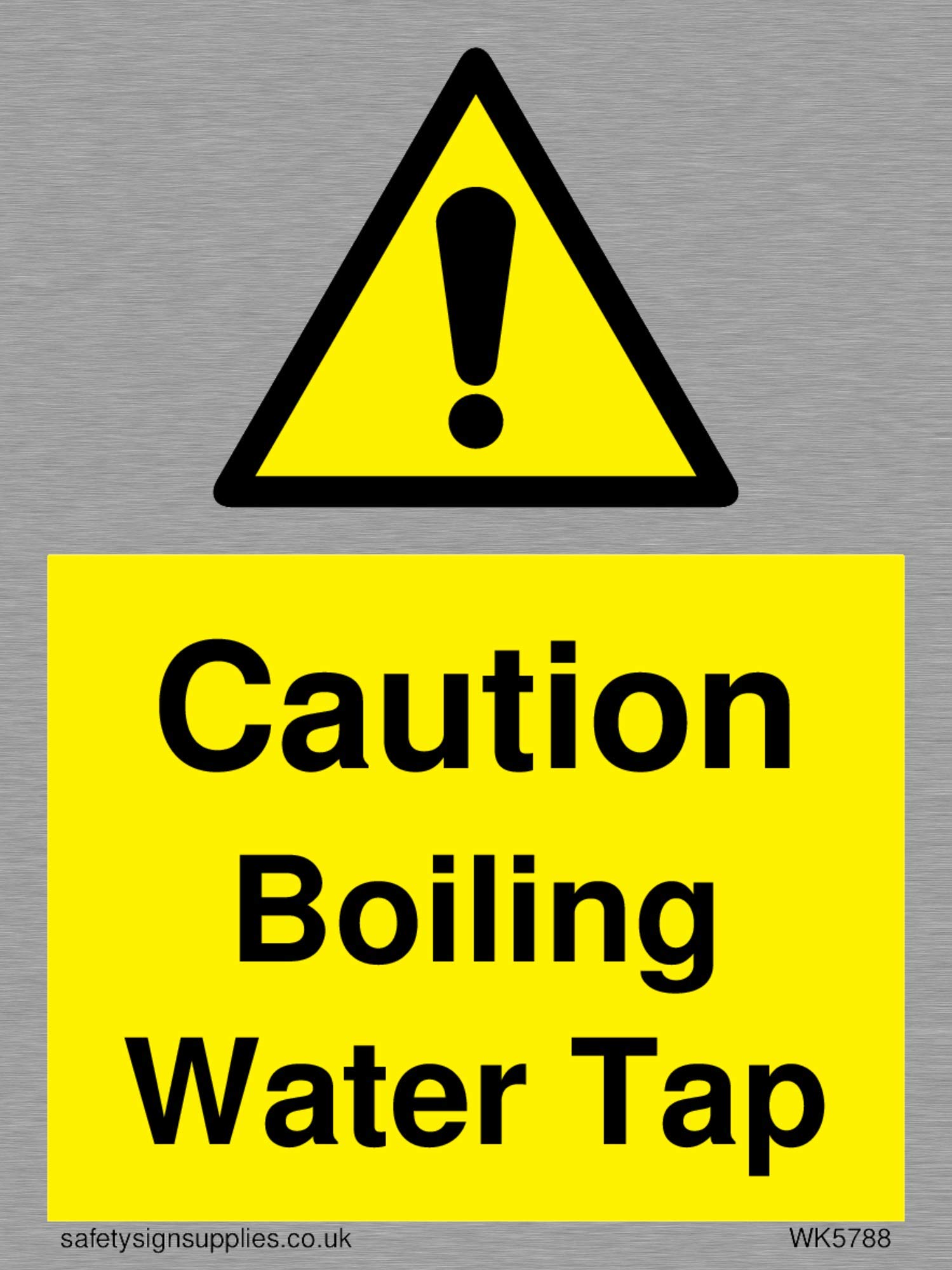 Caution Boiling Water Tap