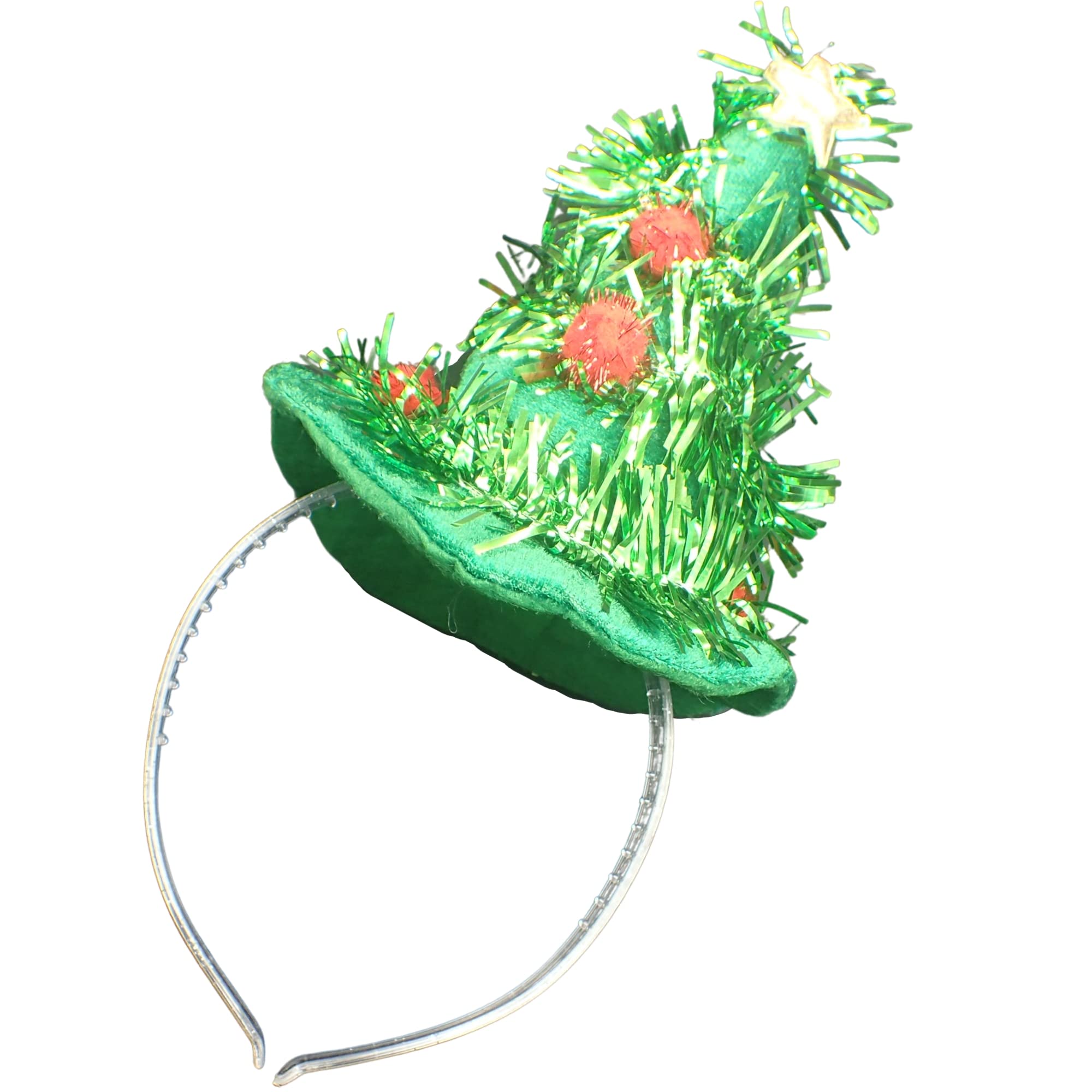 Topkids Accessories Christmas Headbands for Adults & Kids, Christmas Hats on Alice Headbands, Santa Hat Pointy, Screw, Christmas Tree, Elf, Christmas Hair Accessories Xmas Dress Hair Band (XMas Tree)