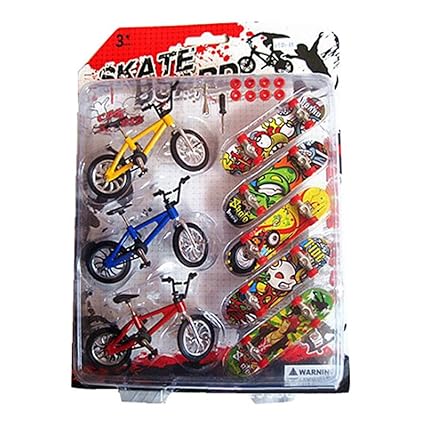 Senoow Spielzeug Mini Finger Skateboards Fahrräder Kinder Kinder Geschenke Cool Funny Educational
