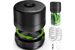 Wothfav Mason Jar Vacuum Sealer Kit, Electric Sealer for Wide, Regular Mouth Mason Jars, Portable Vacuum Sealer for Jars, Birthday Gifts for Her, Gifts for Mom, Grandma