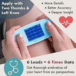 EMAY 6L Portable ECG Monitor | Record ECG and Heart