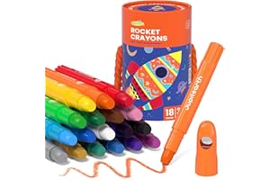 JUPITEARTH Crayons Twistable Rocket (18)