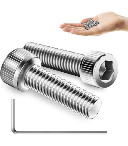 Kozelo 30-Pack M3-0.5 X 40mm Socket Head Cap Screws – 304 Stainless Steel, Allen Hex Drive, For 3D Printers, Motors, Fans, Electronics & Machinery