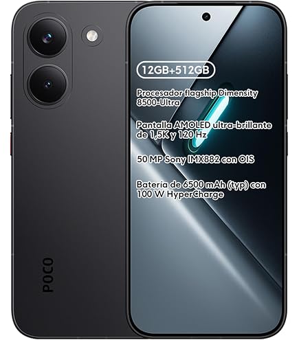 Smartphone Xiaomi Poco X7 Pro 5G NFC Preto Black 512GB ROM 12GB