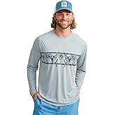 HUK mens Kc Scott Patterned Pursuit Hoodie, Hooded Fishing Shirt