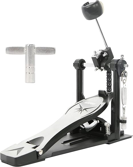 Drum Pedal,Janerock Bass Drum Pedal Double Chain Pedal for Drummers
