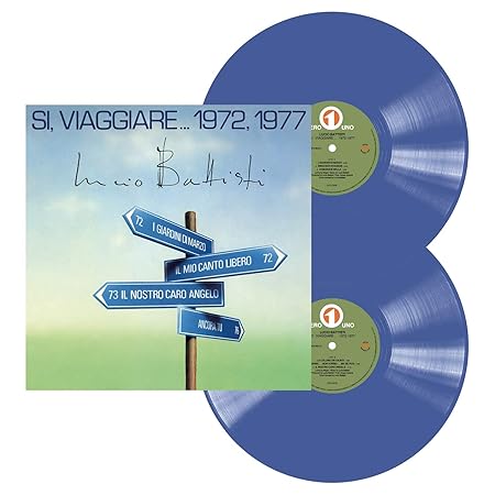 Lucio Battisti Si Viaggiare 1972 1977 Blue Colored Vinyl Amazon Com Music