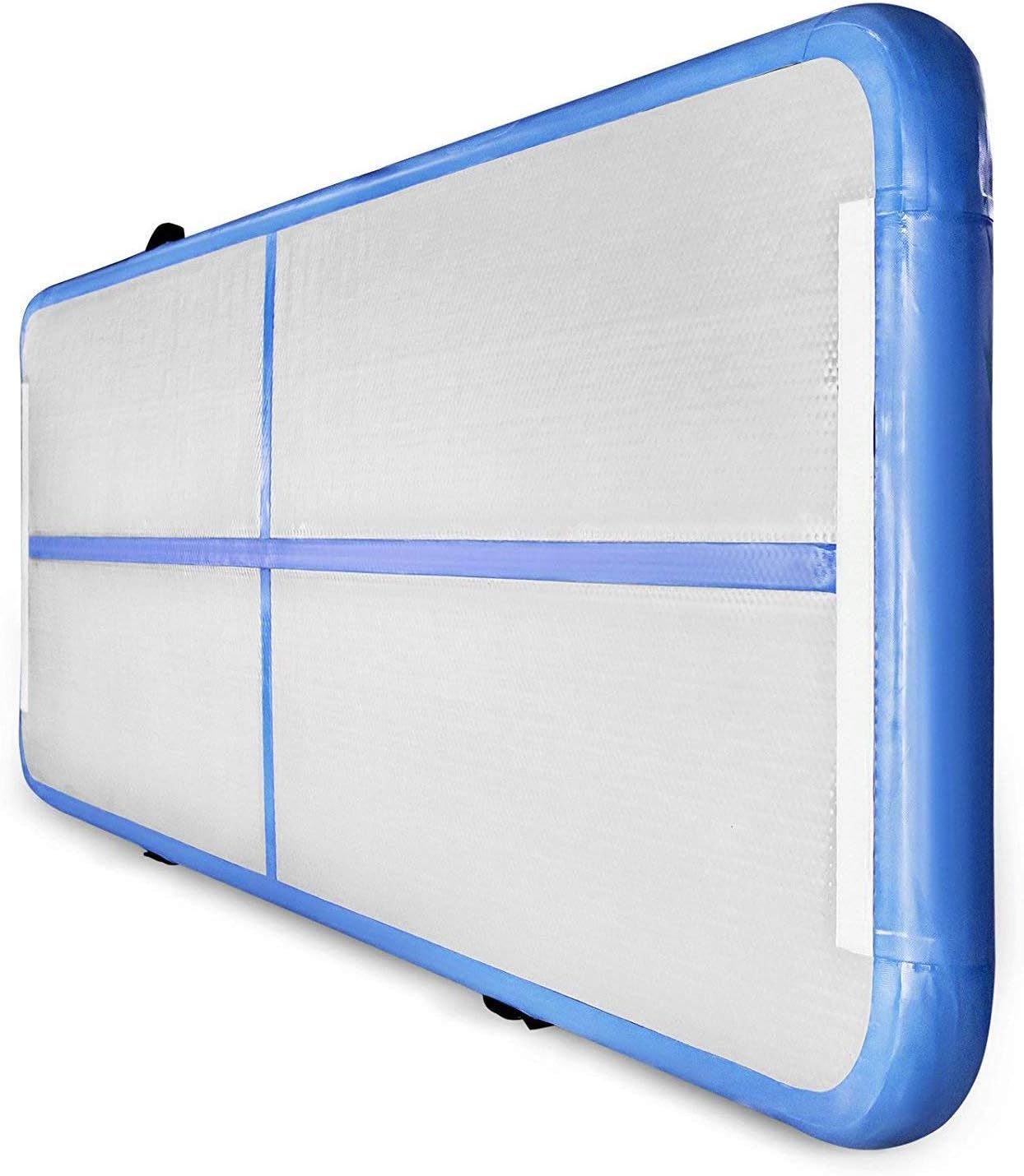 FBSPORT 8inches/4 inches Thickness airtrack mat, 26ft/23ft/20ft/17ft/13ft/10ft Tumble Track air mat for Gymnastics Training/Home Use/Cheerleading/Yoga/Water with Electric Pump : Sports & Outdoors