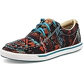 Twisted X Women's Hooey Loper, Moc Toe, Midnight Aztec, 5.5 M