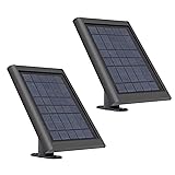 2-Pack 5W Solar Panel Charger for Ring Stick Up