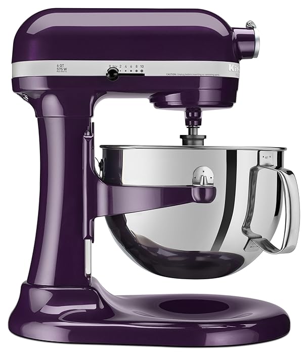 KitchenAid Professional 600 Series KP26M1XER Bowl-Lift Stand Mixer, 6 Quart, Purple Plumberry