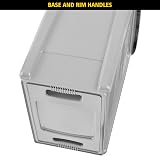 Rubbermaid Commercial Vented Slim Jim 87 Litre Green Recycling Bin FG354007GRN view 5