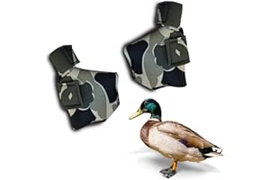 Birdy Bootie Protective Duck Shoes, Booties for Medium Waterfowl, Medium Waterfowl Pair (3.5” Max. Inside Width), Gray Camouflage