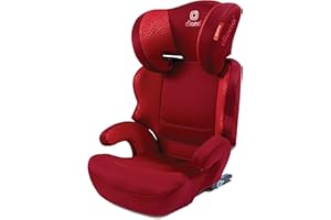 Diono Everett NXT High Back Booster Car Seat with Rigid Latch, Lightweight Slim Fit Design, 8 Years 1 Booster Seat, Red