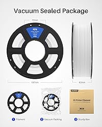 ELEGOO PETG Filament 1.75mm Transparent 1KG, 3D