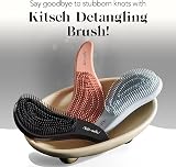 Kitsch Detangle Hair Brush with Flexible Bristles Black view 7