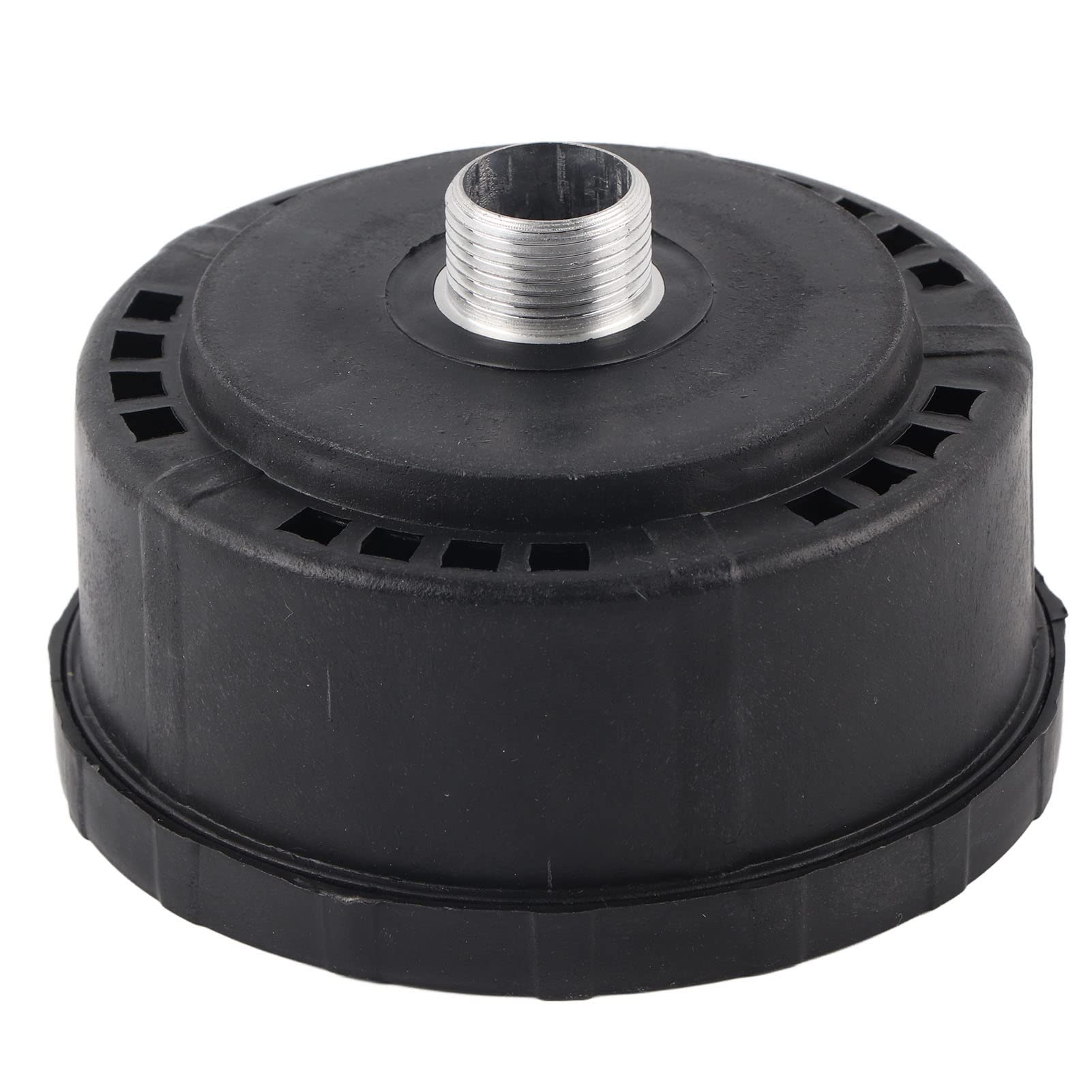 Photo 1 of 3/4 25mm Air Compressor Silencer, Air Compressor Intake Filter Noise Muffler Silencer Round Muffler Filter for Screw Compressor Piston Compressor