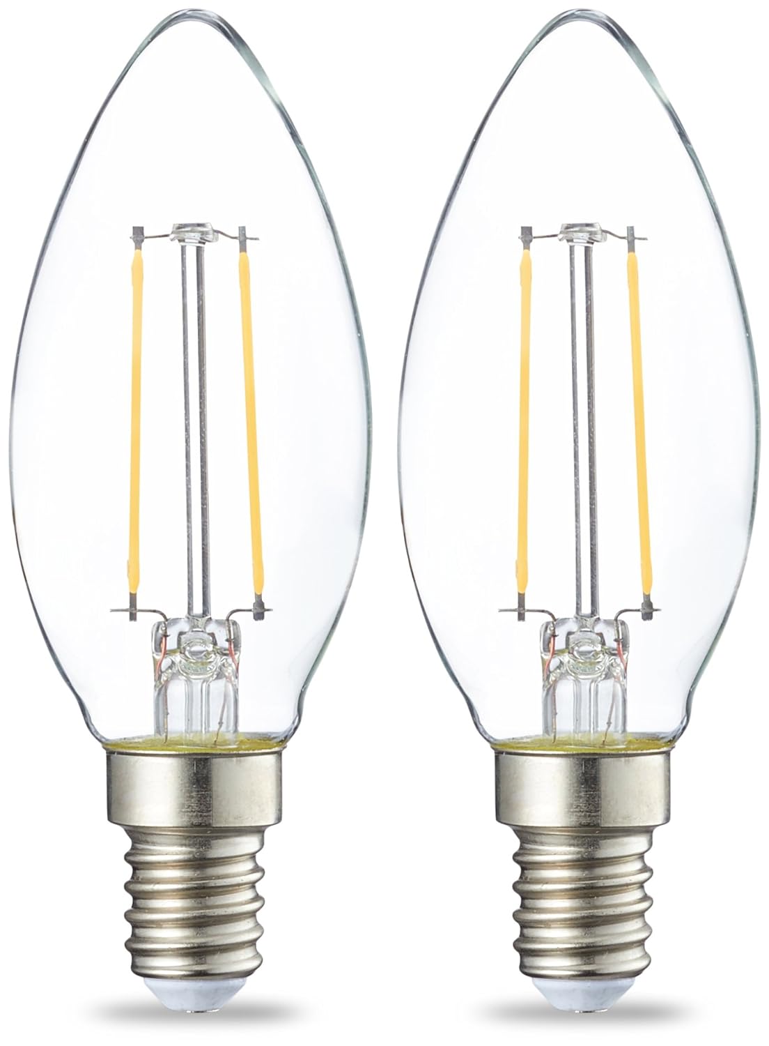 Gloeilampen 10x 60W CLEAR CANDLE INCANDESCENT FILAMENT LIGHT BULB SMALL