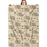 UGFIDZ Koala Gifts, Cute Sleeping Koalas Blanket for Girls Kids Women, Cozy Warm Flannel Throw Blankets for Bedroom, Travel, Couch, Home Decor, 50x60 in