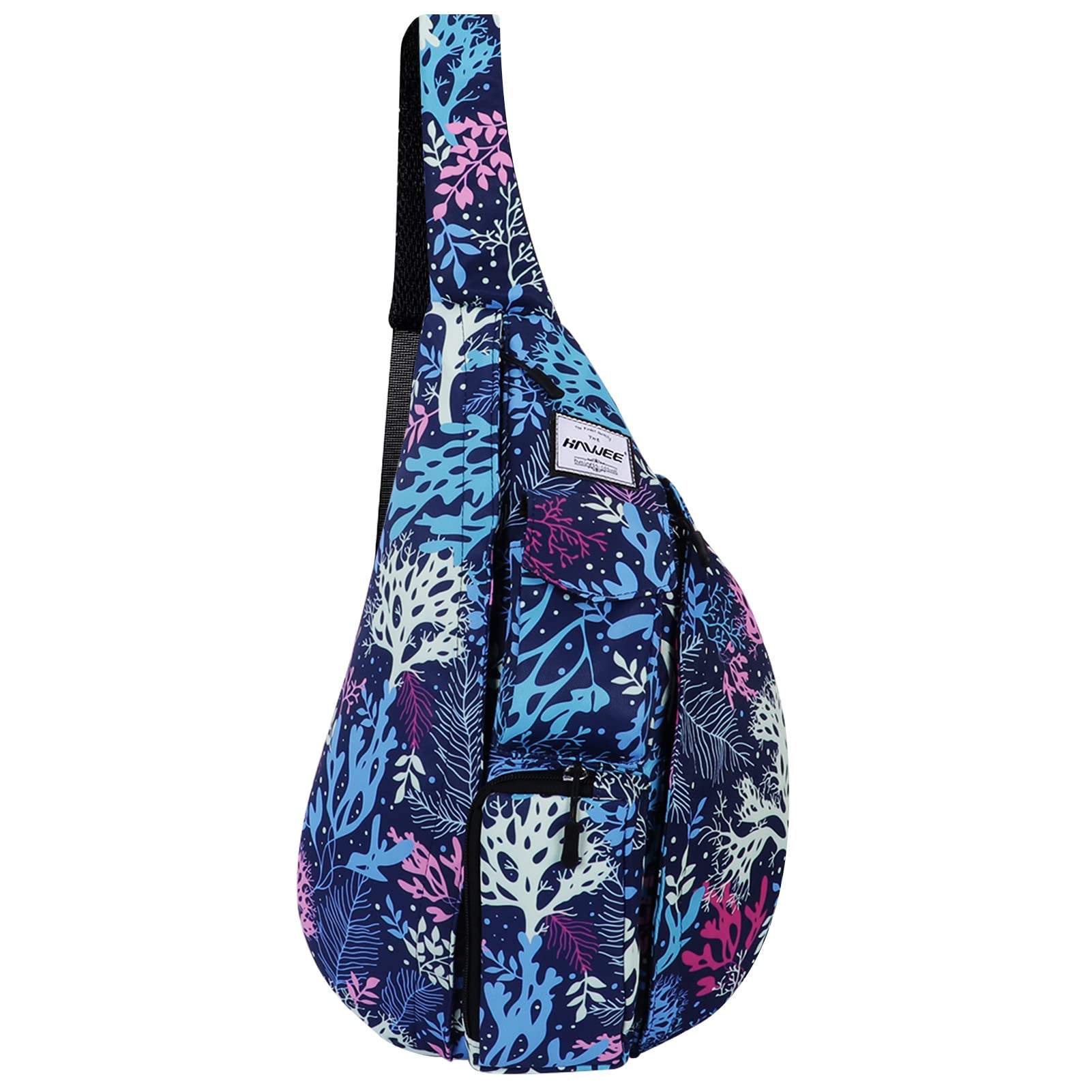 HAWEE Sport Sling Backpack Travel Chest Shoulder Bag Crossbody Daypack Casual for Men Women Teens Work Travel Study Outdoor Climbing Hiking Running โ image 1