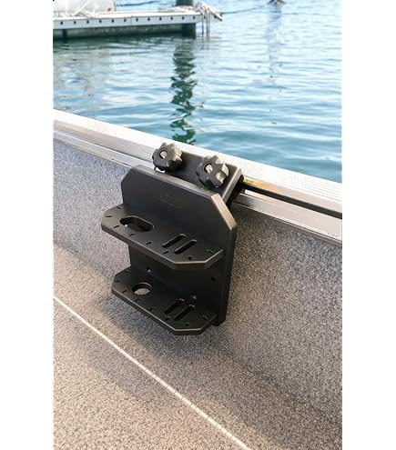 2019 lund fishing boat accessorys Brocraft 45 Degree Sport Track Rod Holder / Lund Boat Rod Holder Stopper Weedless Bass Magnum Curtis Favorites Style:BST400LP-HS (Right Hand)