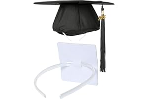 PUNCHMAN Graduation Cap Headband Insert - Firm Anti-fall Hair Band,Graduation Hat Headband Holder for Secure Grad Cap